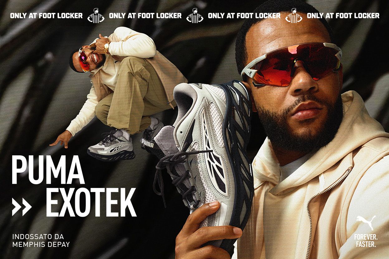 PUMA Exotek Sneaker Campaign With Memphis Depay
