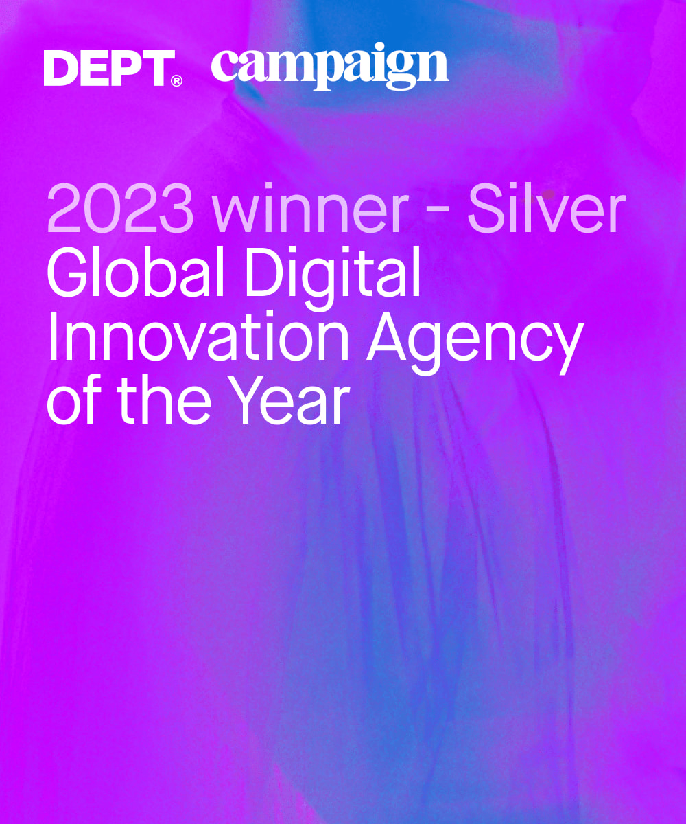 DEPT® bekroond met zilver als Campaign’s Global Digital Innovation Agency of the Year