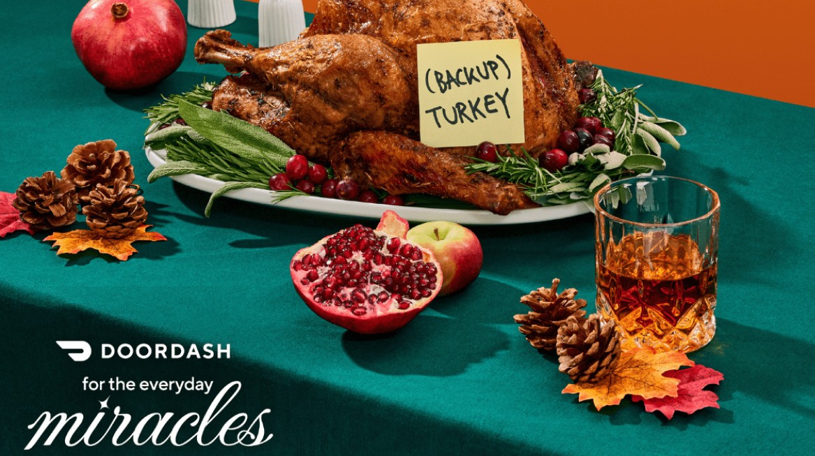 Doordash Christmas turkey