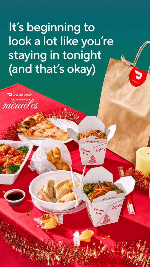 DoorDash Christmas campaign