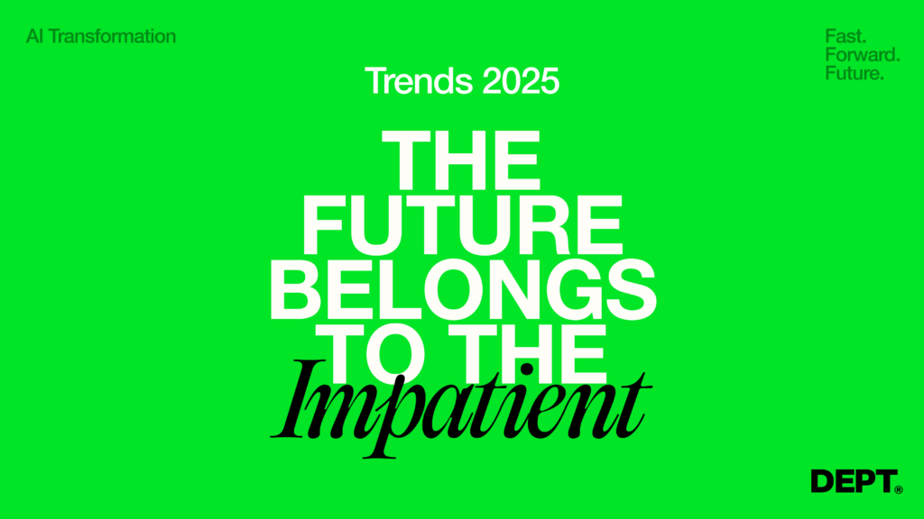 The future belongs to the impatient: AI transformation in 2025