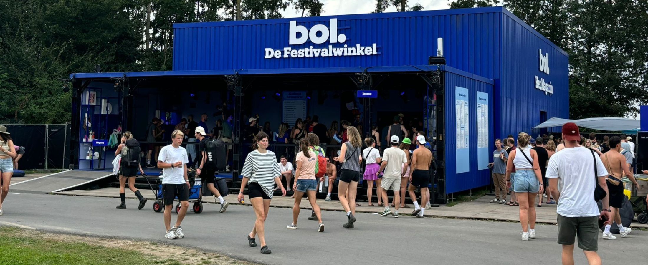 An e-comm pop-up for Lowlands Music Fest 