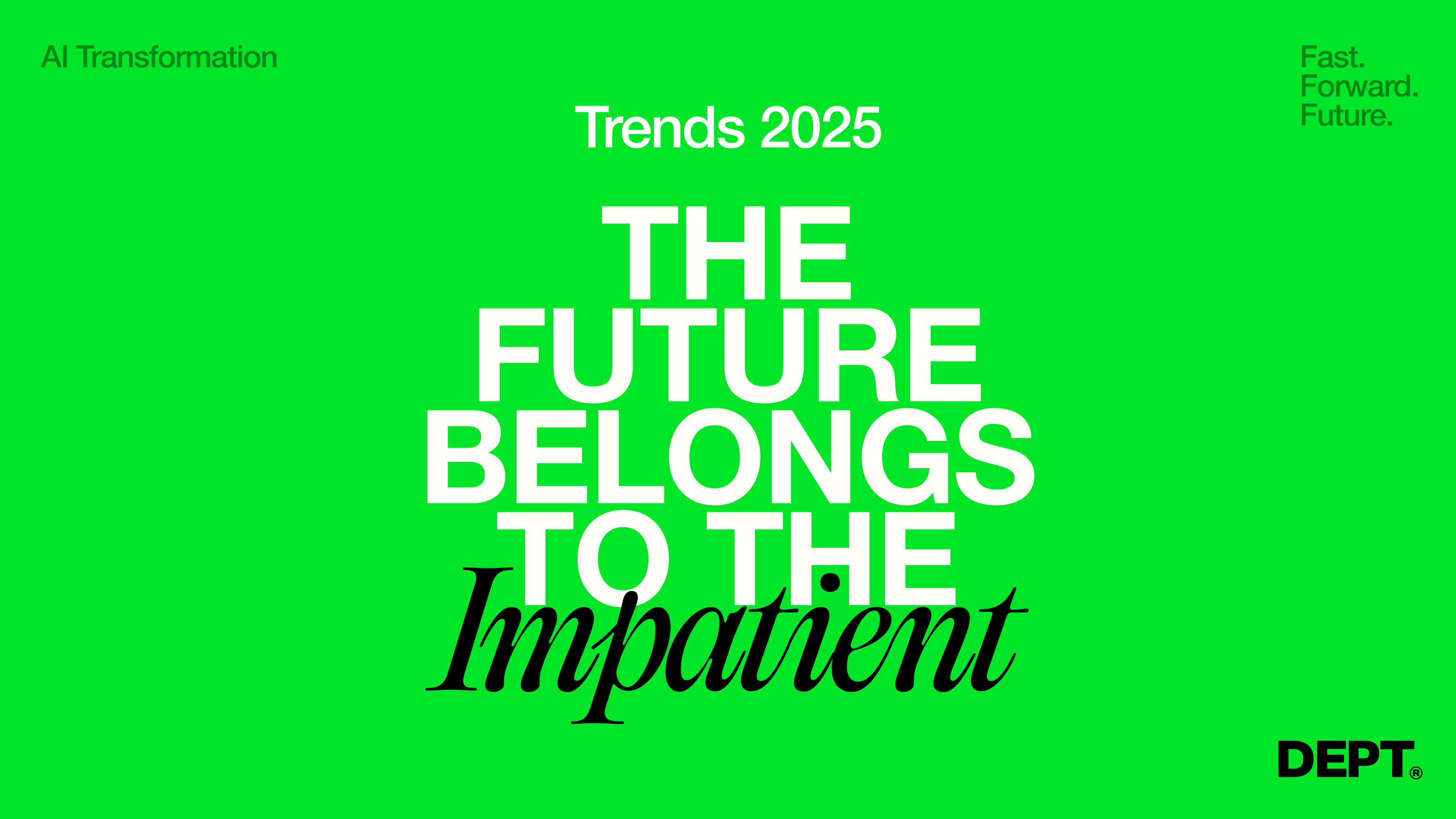 DEPT® Trends 2025: Sydney Edition