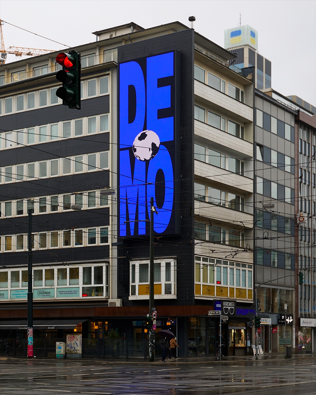 DEMO Festival screens in Dussledorf
